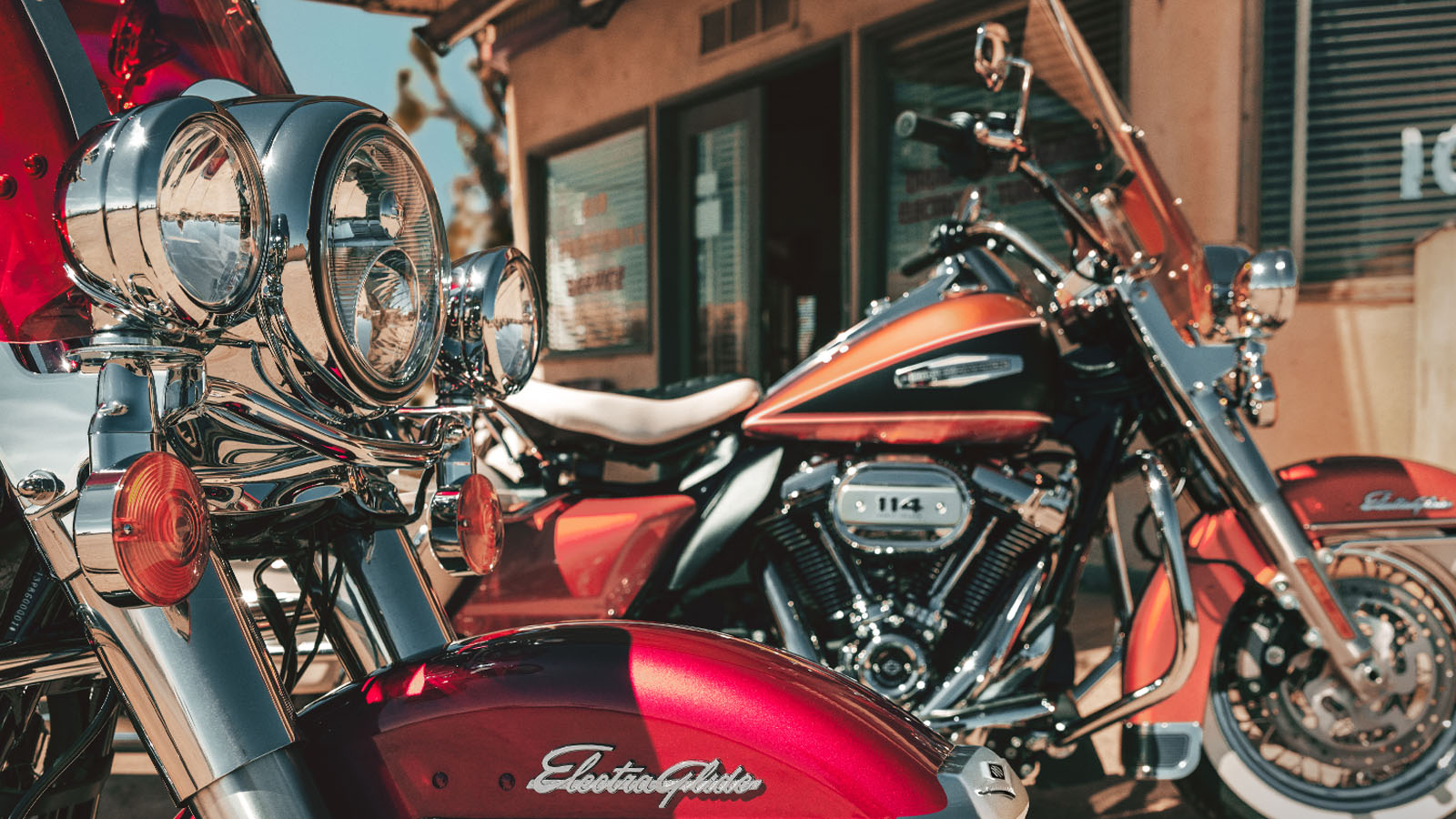 Electra Glide Highway King摩托车的部件与配件