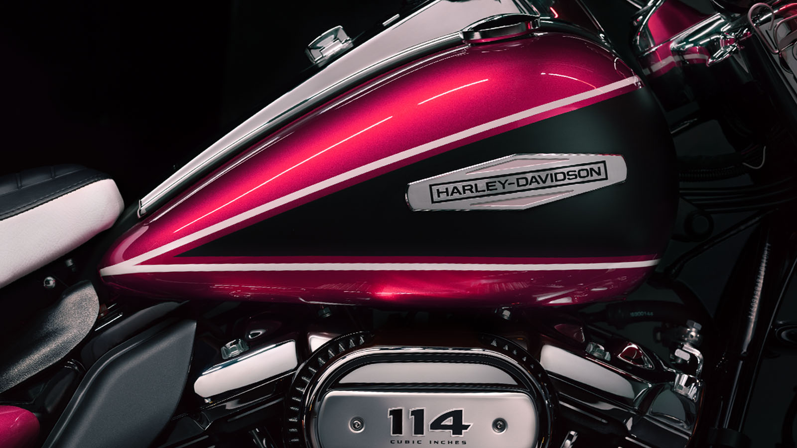 Electra Glide Highway King摩托车的烤漆选择