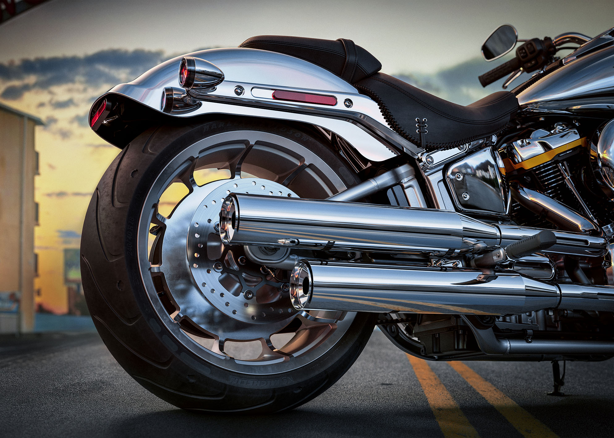 2025 Fat Boy Gray Ghost Beauty Shot