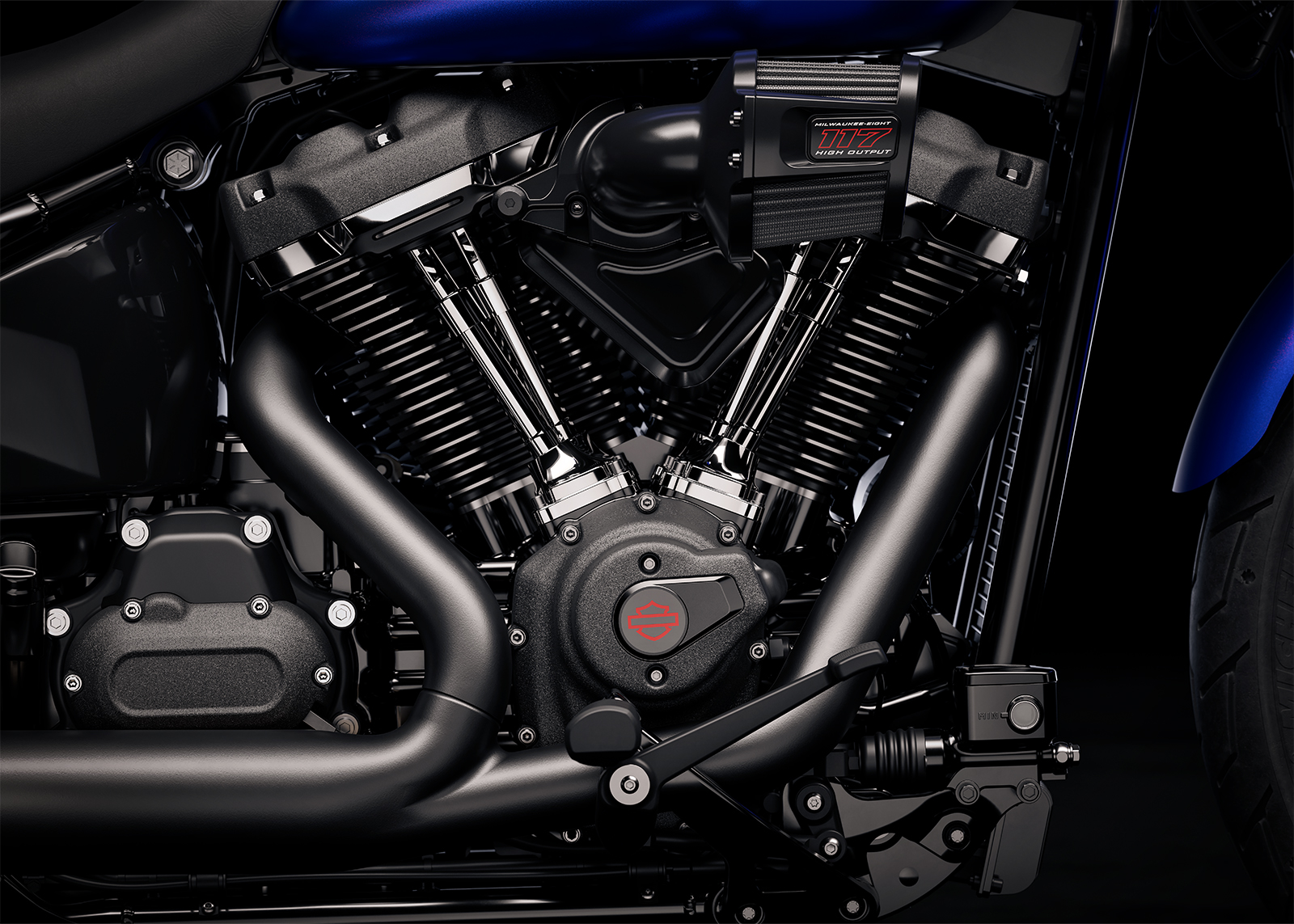 ​​Milwaukee-Eight® 117高性能发动机​​