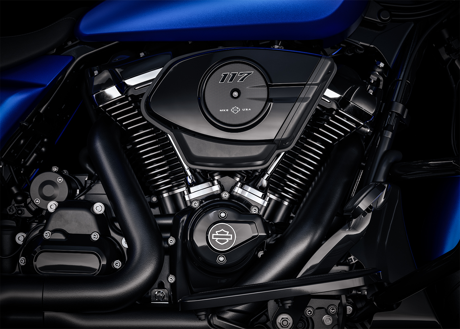 ​​Milwaukee-Eight® 117高性能发动机​​